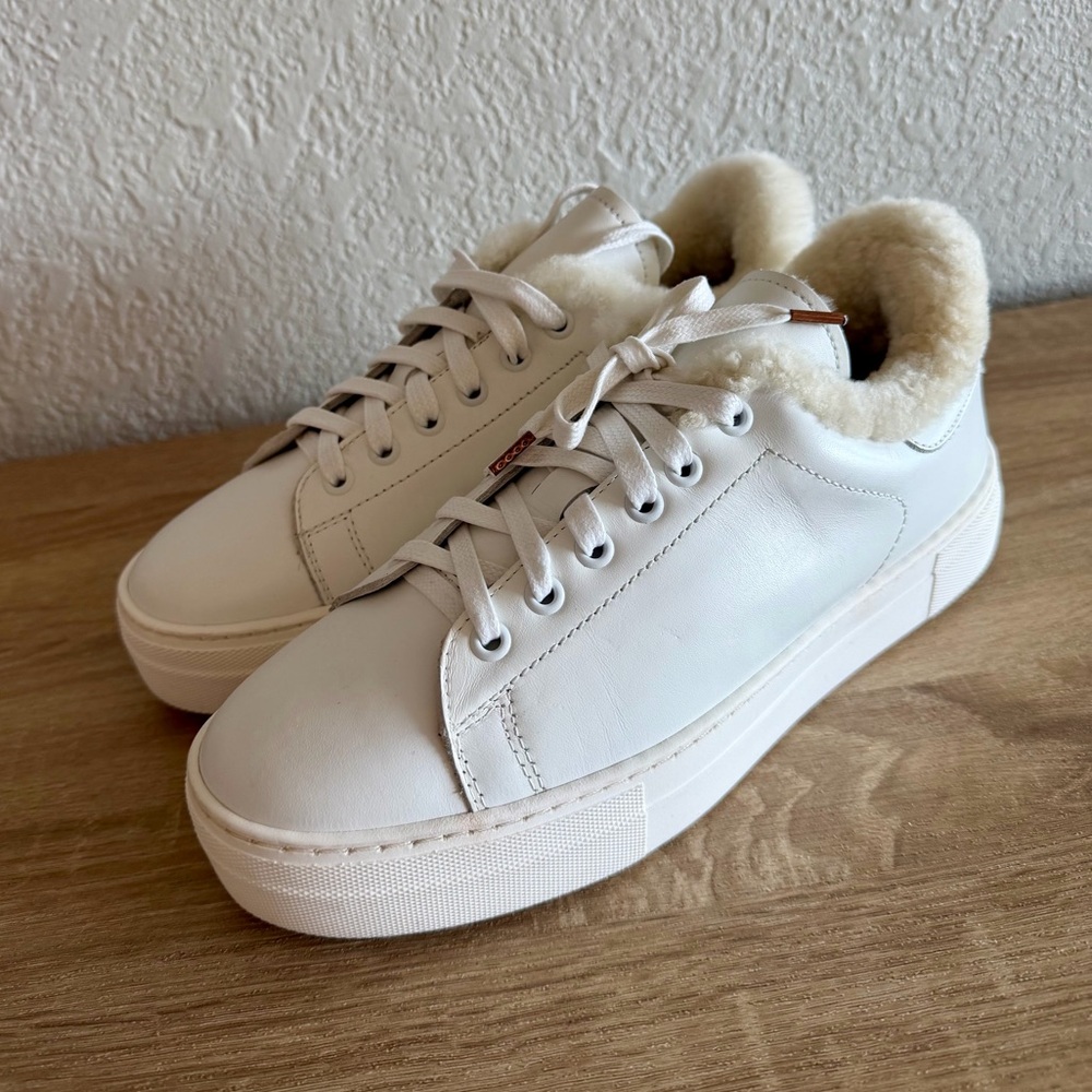 Maje ‘Finny’ Sheepskin Women’s Sneakers - EU 40 - NEW